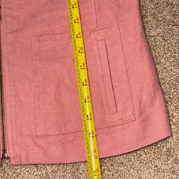 LOFT • Linen/Cotton Blend Zip Up Blazer - Picture 5 of 9